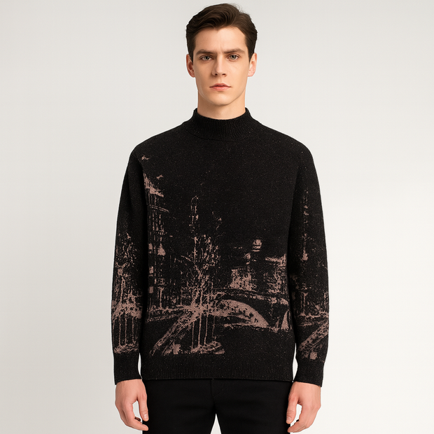 Jersey para hombre tejido grueso efecto urbano - Naël