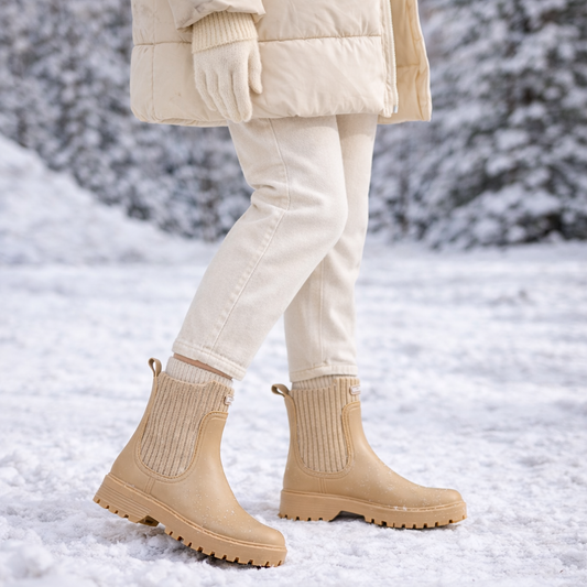 Botas de lluvia para mujer impermeables antideslizantes - Lirena