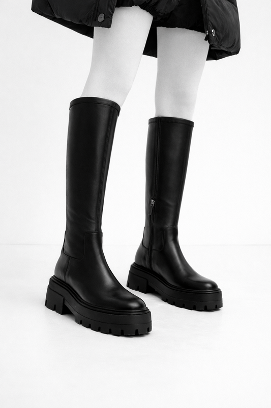 Botas de plataforma para mujer de caña alta - Kryndel