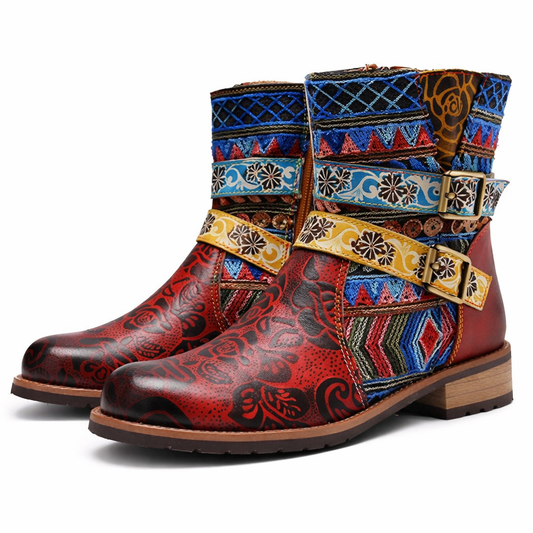 Botas media caña para mujer decorativas - Kjersti