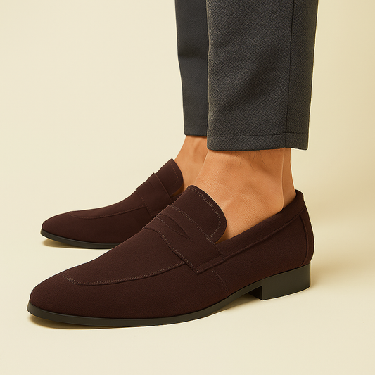 Mocasines para hombre efecto ante estilo minimalista - Kenjiro