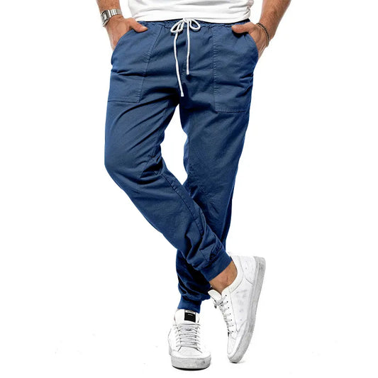 Charleston - Pantalones Jogger de Lino Casuales