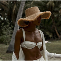 Sombrero cubo grande moda sol verano