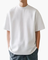 Camiseta de manga corta para hombre - Casual y cuello redondo
