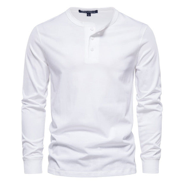 Camisa casual de manga larga para hombre
