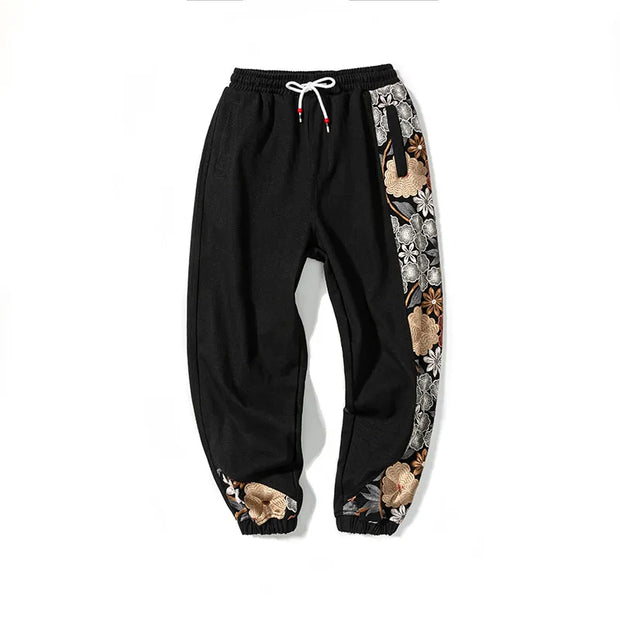 Pantalones Harajuku oversize con bordado y patchwork - Len