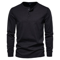 Camisa casual de manga larga para hombre