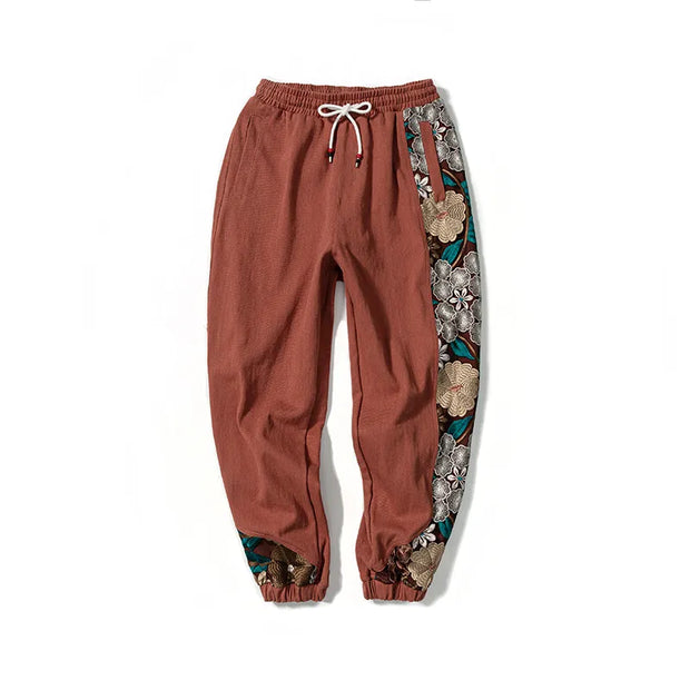 Pantalones Harajuku oversize con bordado y patchwork - Len