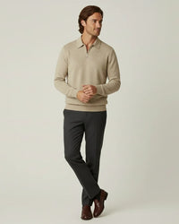 Jersey de hombre con cuello polo y cremallera - Gauthier