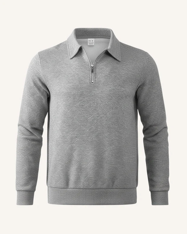 Jersey de hombre con cuello polo y cremallera - Gauthier