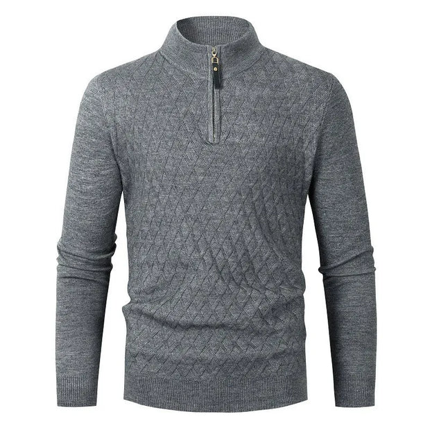 Jersey de punto con media cremallera - Nivard