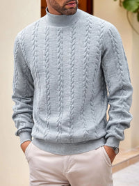 Jersey de punto para hombre con cuello alto - Matteo