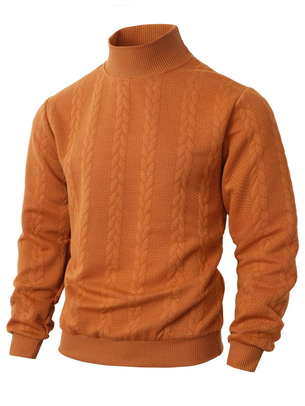 Jersey de punto para hombre con cuello alto - Matteo