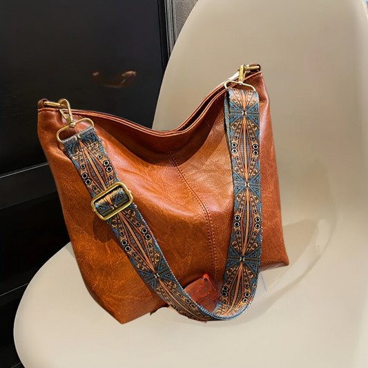 Kary - Bolso retro de piel impermeable