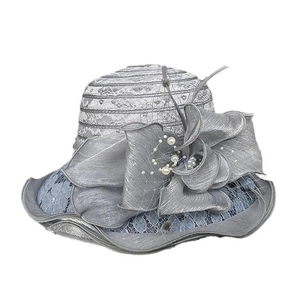 Elegante sombrero de ala ancha