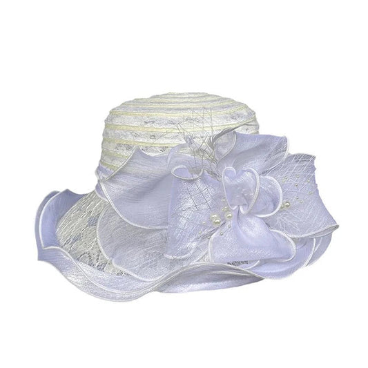 Elegante sombrero de ala ancha