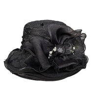 Elegante sombrero de ala ancha