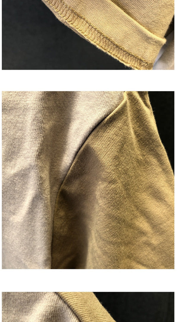 Camiseta básica hombre algodón estampado minimalista estilo urbano - Damián