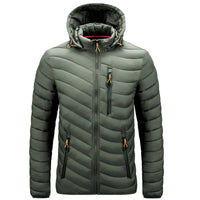 Chaqueta acolchada ligera para hombre con capucha - Sverre