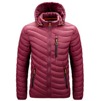 Chaqueta acolchada ligera para hombre con capucha - Sverre