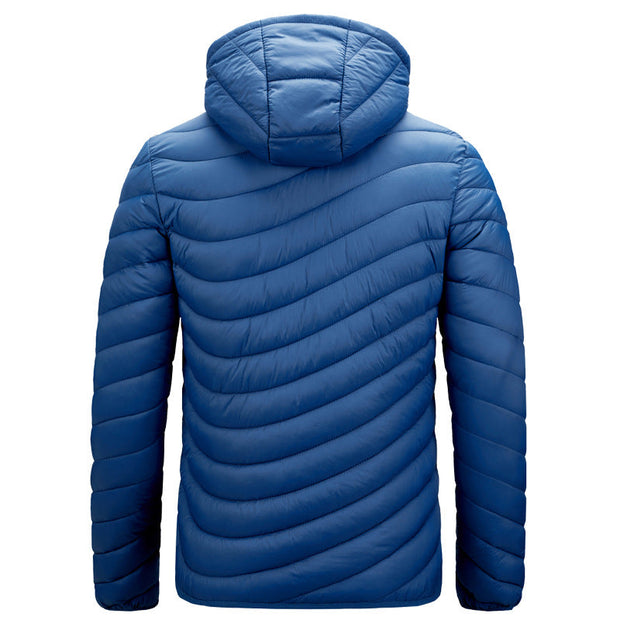 Chaqueta acolchada ligera para hombre con capucha - Sverre