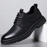 Zapatos casuales hombre cuero sintético suela robusta - Tomás