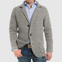Elegante cárdigan de hombre para los negocios y el ocio