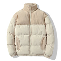 Chaqueta unisex acolchada con detalles de pana - Aiden