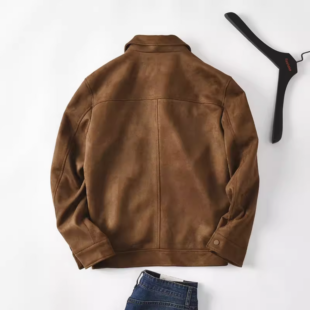 Chaqueta para hombre efecto ante - Leven