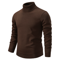 Suéter para hombre cuello alto punto suave - Idris