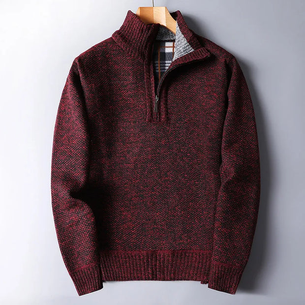 Sueter de lana para hombre con cremallera - Darven
