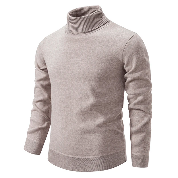 Suéter para hombre cuello alto punto suave - Idris