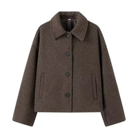 Chaqueta soft cuello alto - Irvène