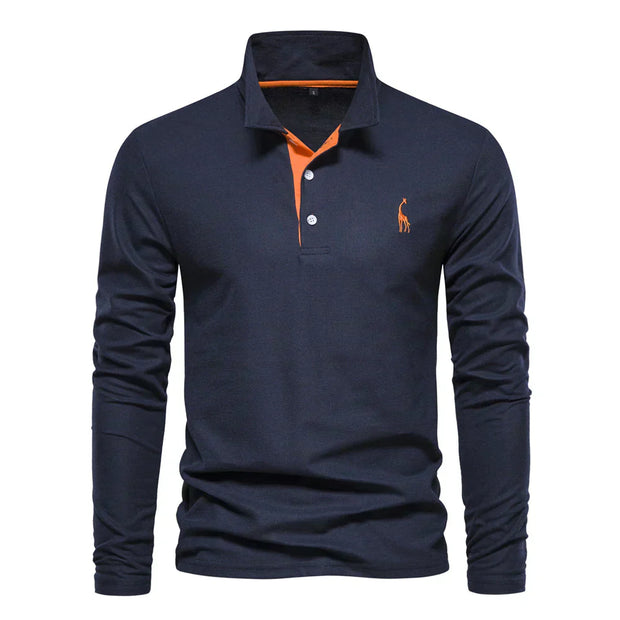 Ronny - Polo de manga larga para hombre