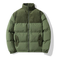 Chaqueta unisex acolchada con detalles de pana - Aiden