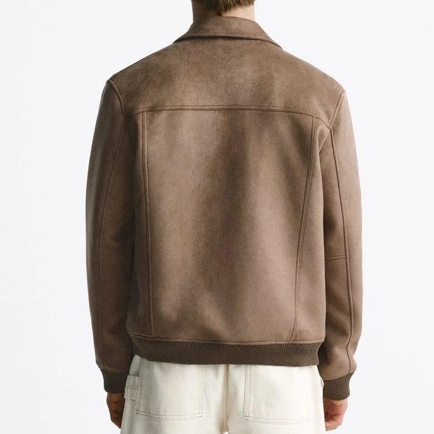 Chaqueta para hombre efecto ante - Marceau
