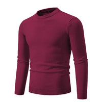 Pullover de punto para hombre de manga larga y cuello redondo - Odrin