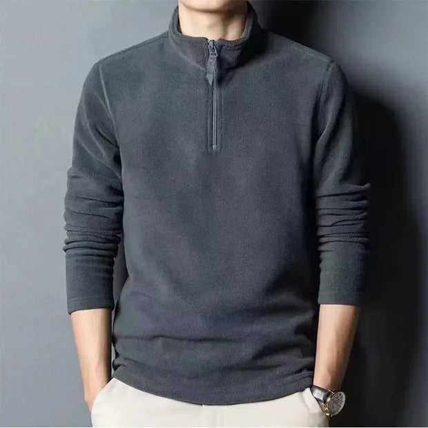 Jersey polar para hombre con media cremallera - Braden