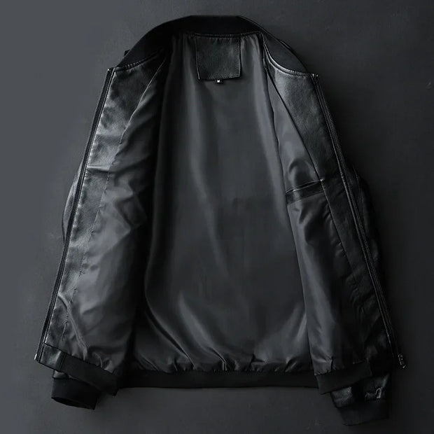 Chaqueta bomber para hombre en piel - Darel