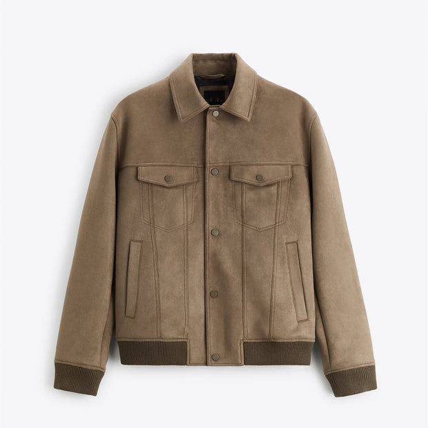 Chaqueta para hombre efecto ante - Marceau