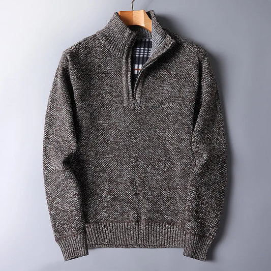 Sueter de lana para hombre con cremallera - Darven