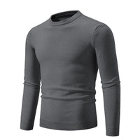Pullover de punto para hombre de manga larga y cuello redondo - Odrin