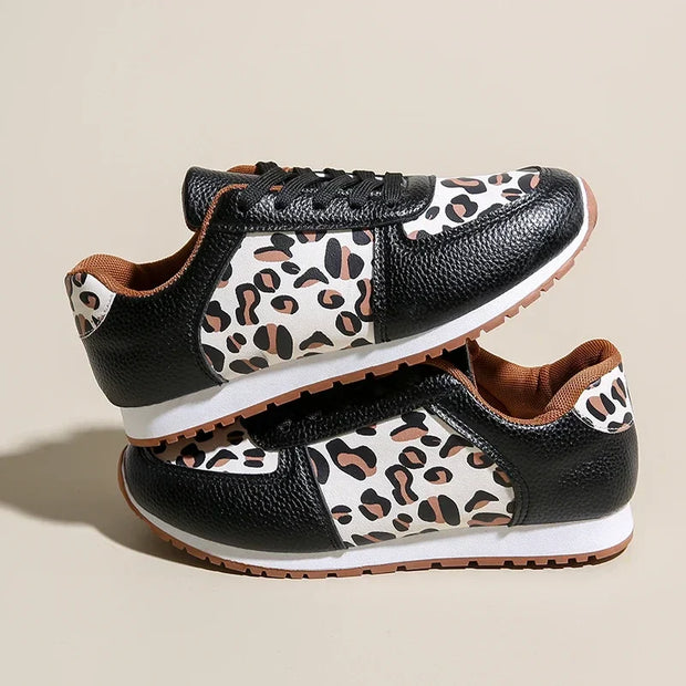 Sneaker Panel Leopardo - Lana
