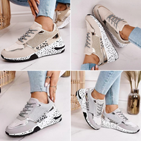 Jana - Elegantes zapatos de cordones con estampado de leopardo para un look a la última