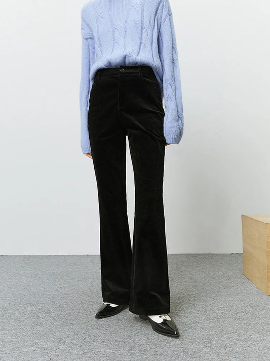 Pantalón de pana para mujer de silueta recta - Ailbhe