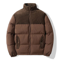 Chaqueta unisex acolchada con detalles de pana - Aiden
