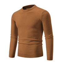 Pullover de punto para hombre de manga larga y cuello redondo - Odrin