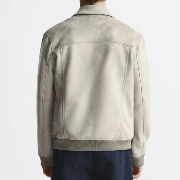 Chaqueta para hombre efecto ante - Marceau