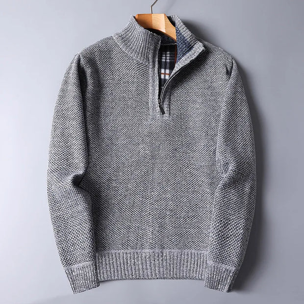 Sueter de lana para hombre con cremallera - Darven