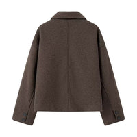 Chaqueta soft cuello alto - Irvène